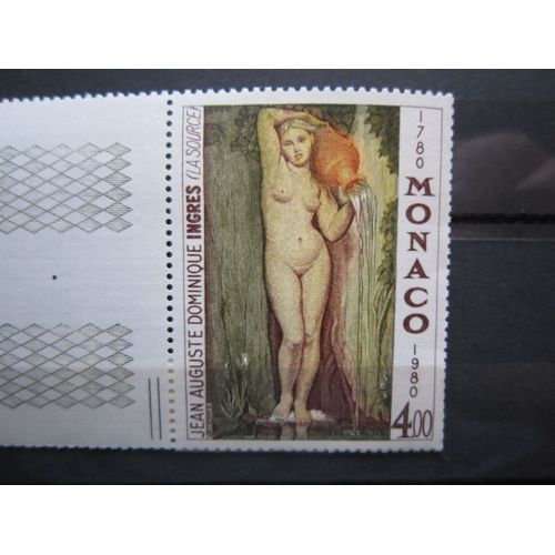 Monaco. Timbre N° 1226 (1980). 200eme Anniversaire De La Naissance De J.A.D. Ingres. Tableau