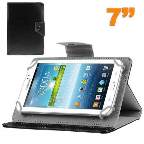 Housse Universelle Tablette Tactile 7 Pouces Support Ajustable Noir