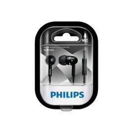Philips SHE1455BK - Écouteurs avec micro - intra-auriculaire - filaire - jack 3,5mm - noir