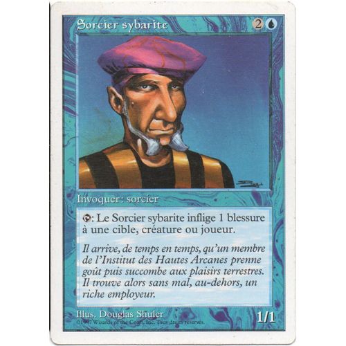 Carte Magic - Sorcier Sybarite - 5ème Édition 112/449