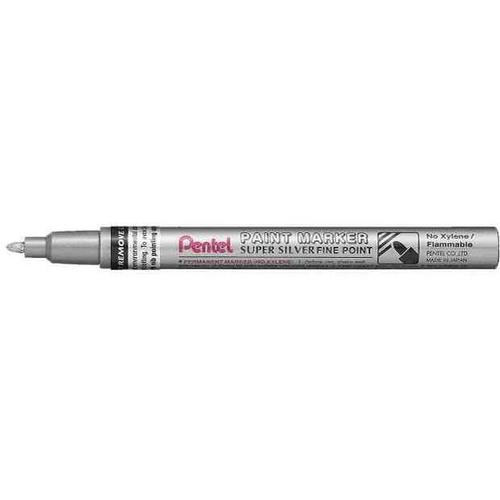 Pentel Marqueur Vernis Paint Marker Mmp10, Argent