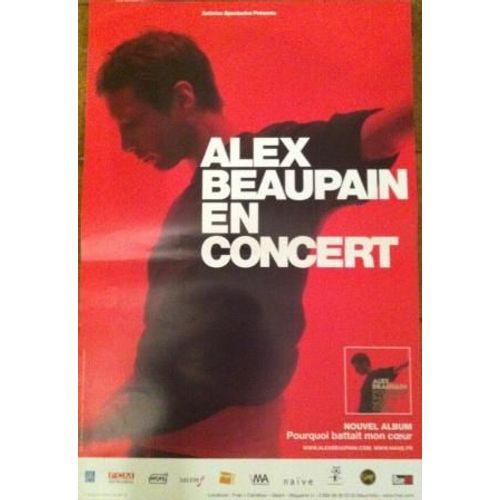 Alex Beaupain - Affiche Musique / Concert / Poster