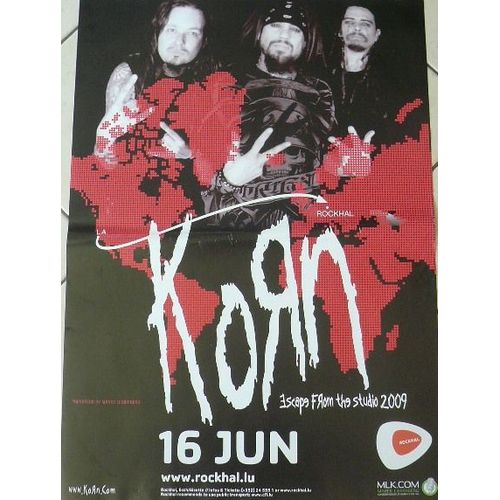 Korn - 2009 - Affiche Musique / Concert / Poster