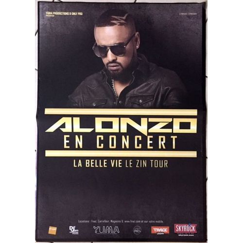 Alonzo - La Belle Vie - Affiche Musique / Concert / Poster