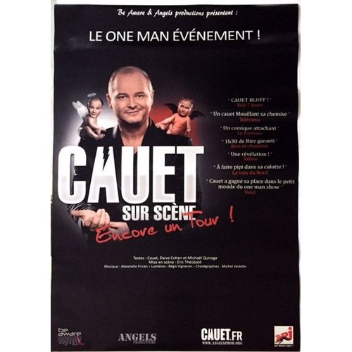 Sébastien Cauet - Encore Un Tour - Affiche Musique / Concert / Poster