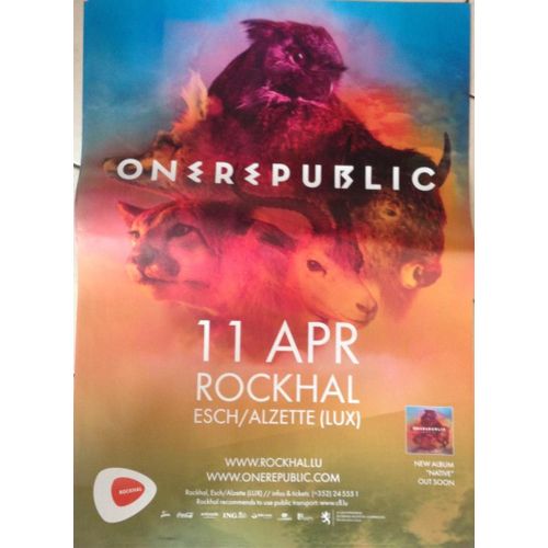 One Republic - Affiche Musique / Concert / Poster