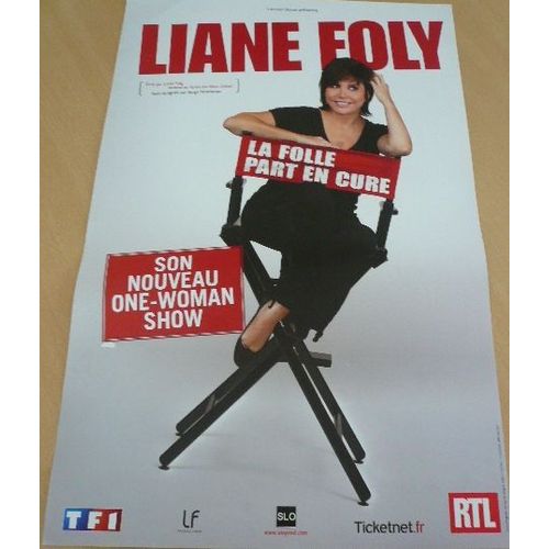 Liane Foly - La Folle Part En Cure - Affiche Musique / Concert / Poster