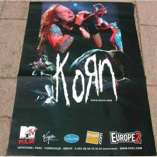 Korn - Affiche Musique / Concert / Poster