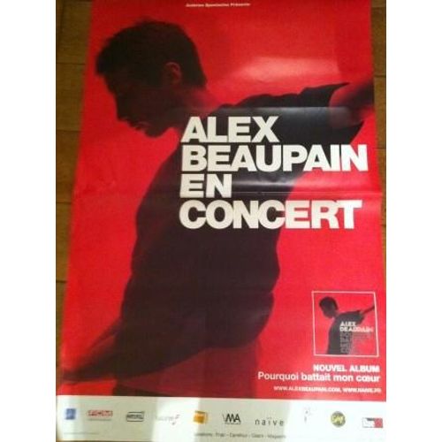 Alex Beaupain - Affiche Musique / Concert / Poster