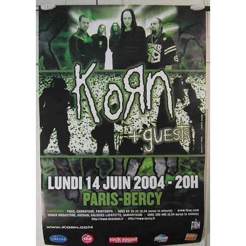 Korn - 2004 - Affiche Musique / Concert / Poster