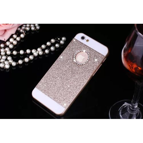 Coque Bling Diamond Iphone 6 6s (4"7) Dorée Gold Pc Case Etui Bumper Housse