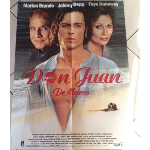 Don Juan Demarco - Johnny Depp - Affiche Cinema Originale