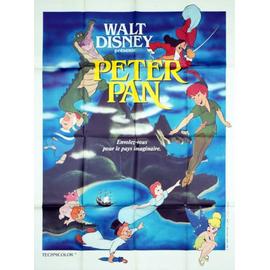 Peter Pan Veritable Affiche De Cinema Pliee Format 40x60 Cm De Clyde Geronimi Hamilton Luske Walt Disney 1953 Reedition 1970 Rakuten