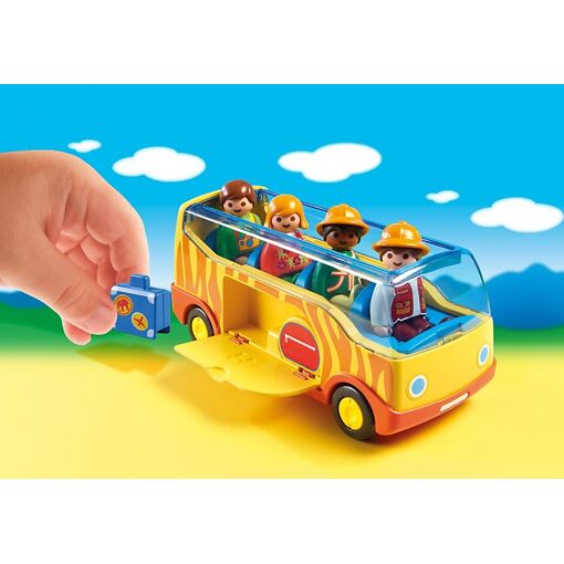 Playmobil 123 5047 - Coffret Animaux De La Savane Avec Gardien Et Touristes... - 5