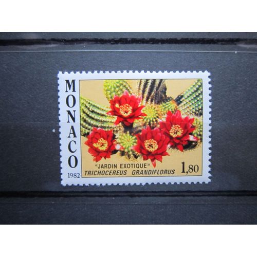 Monaco. Timbre N° 1339 (1982). Serie Courante. Plante Du Jardin Exotique
