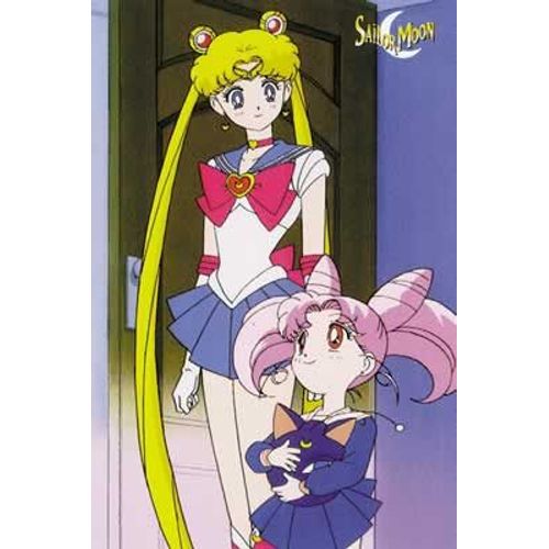 Sailor Moon - With Little Girl - Affiche / Poster Envoi En Tube