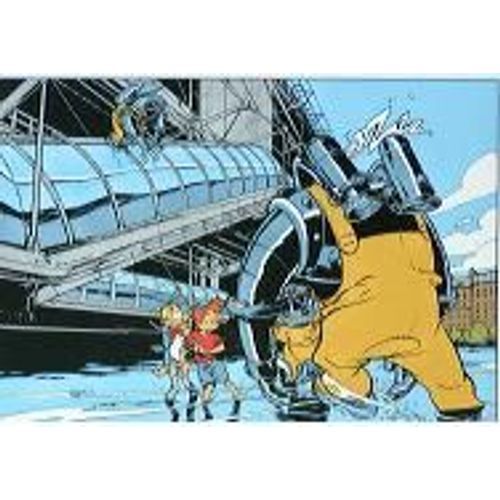 Munuera - Spirou - Signée - Affiche / Serigraphie Envoi En Tube