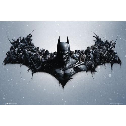 Batman Origins - Arkham Bats - Affiche / Poster Envoi En Tube