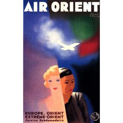 Air Orient - Paul Colin - Affiche / Poster Envoi En Tube
