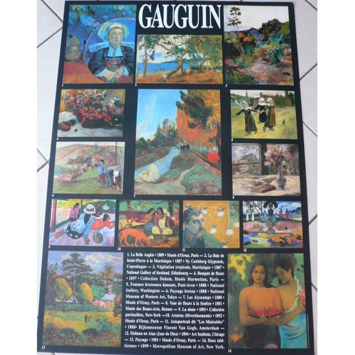 Gauguin - Medley - Affiche / Poster Envoi En Tube