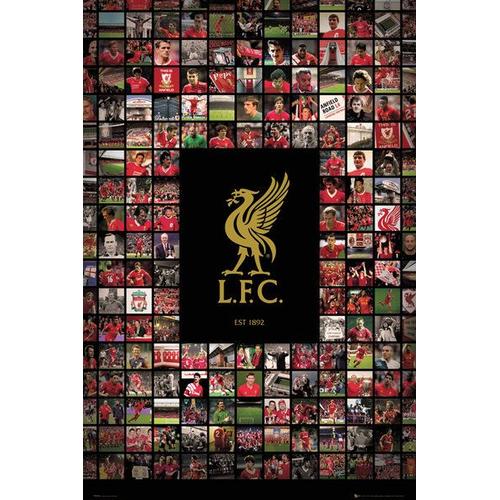 Liverpool - Football - Compilation - Affiche / Poster Envoi En Tube