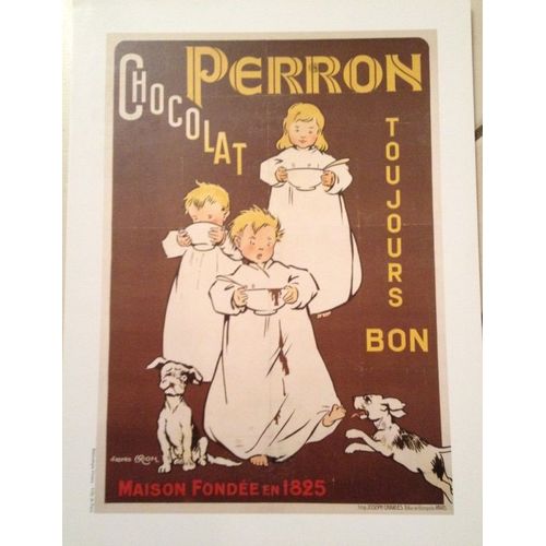 Chocolat Perron -  - Affiche / Poster Envoi En Tube