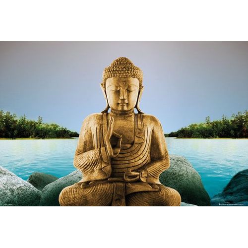 Zen - Buddha Lake - Affiche / Poster Envoi En Tube