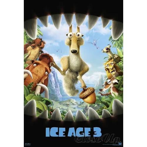 Ice Age 3 - Dawn Of The Dinosaurs - Affiche / Poster Envoi En Tube