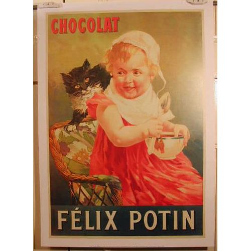 Felix Potin Chocolat -  - Affiche / Poster Envoi En Tube