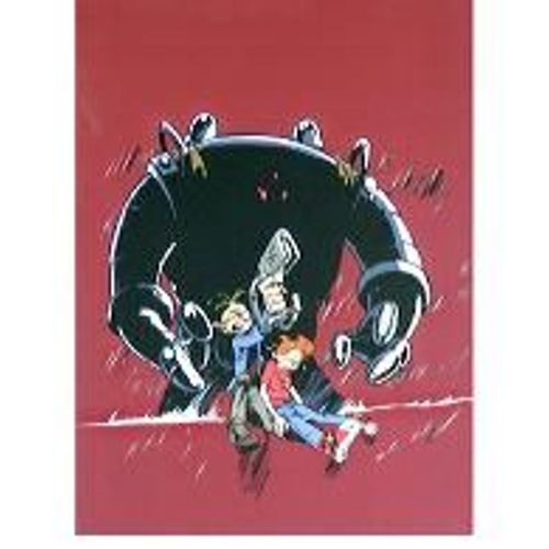 Munuera - Spirou - Signée - Affiche / Serigraphie Envoi En Tube