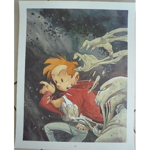 Munuera - Spirou - Affiche / Poster Envoi En Tube