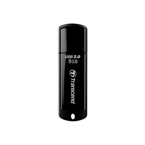 Transcend JetFlash 350 - Clé USB - 8 Go - USB 2.0 - noir