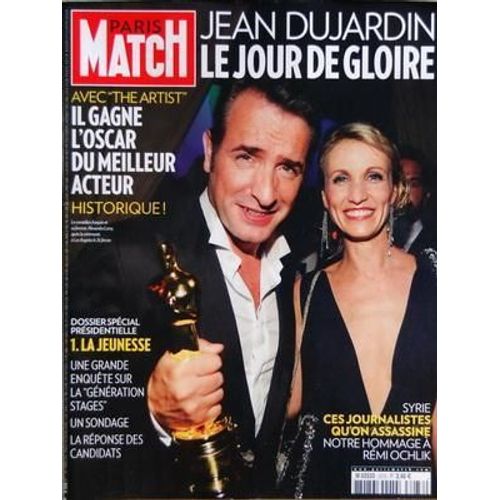 Paris Match 3276 Jean Dujardin Dali Bruce Springsteen Soko Omar Sy Vincent Clerc Marie Besnard 