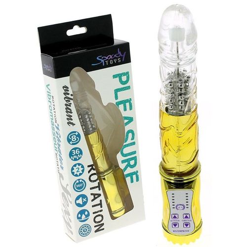 Vibromasseur À Billes Rotatives Doré - 22 Cm