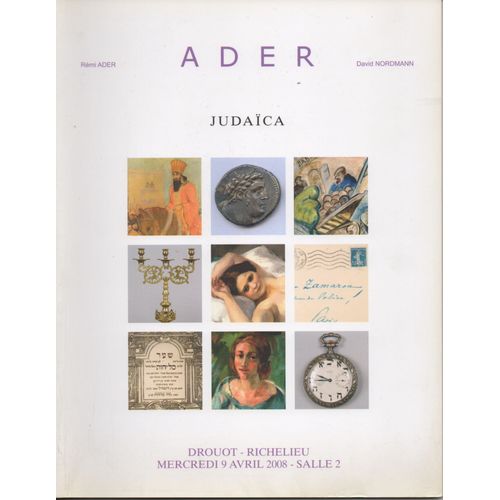 Judaica - Livres Et Manuscrits - Objets De Culte - Monnaies - Estampes - Dessins - Tableaux - [Bible Hebraique - Hagada - Main De Lecture - Chandelier De Shabbat - Plateau De Seder - ...