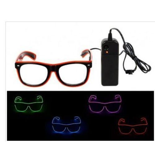 Lunettes Lumineuses Led Bleu Ou Rose Ou Vert Ou Rouge