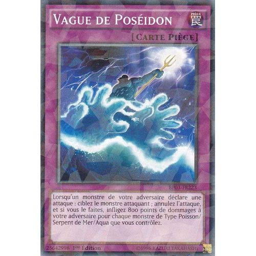 Bp03-Fr223 Vague De Poséidon - Shatterfoil Rare