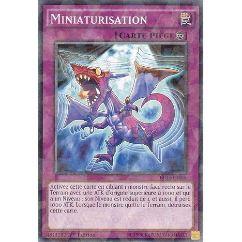 Bp03-Fr206 Miniaturisation - Shatterfoil Rare