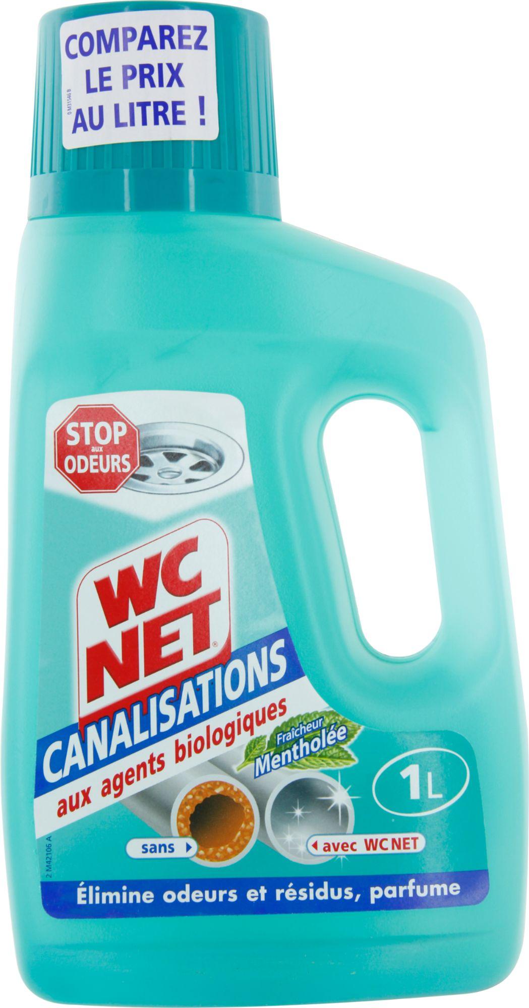 Entretien canalisations WC Net - Menthol - Flacon 750 ml