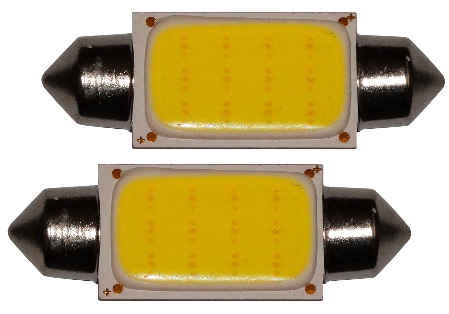 Aerzetix: 2x Ampoule C5w 12v Led Cob High Power 1.5w 41mm Navette Éclairage Intérieur Plaque D'immatriculation Seuils De Porte Plafonnier Pieds Lecteur De Carte Coffre Compartiment Moteur