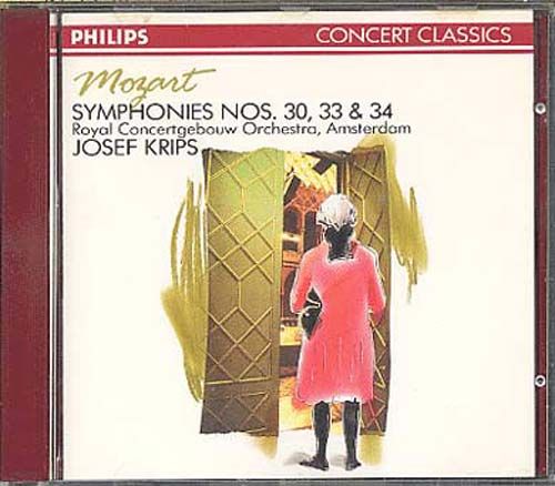 Symphonies Nos. 30, 33 & 34 Orchestre Du Orchestre Du Concertgebouw D'amsterdam