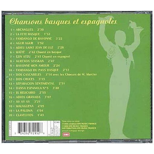 Chansons basques et espagnoles - CD | Rakuten