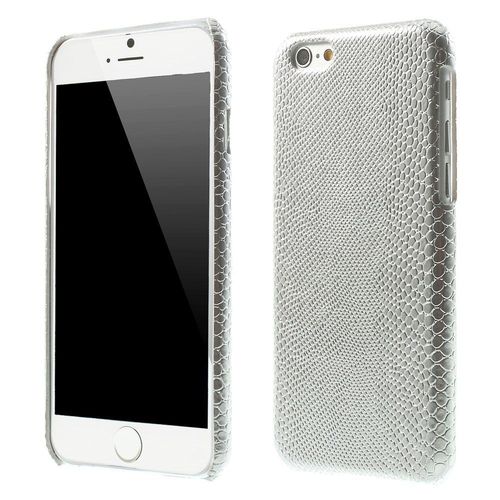 Coque Arrière Aspect Lézard En Relief Iphone 6s Coloris Gris Métal Silver
