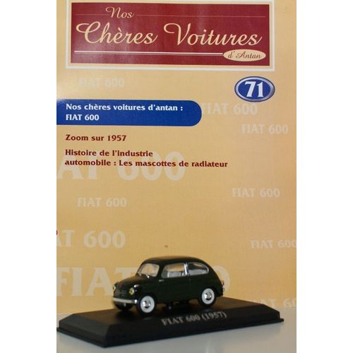 Altaya 1/43 Fiat 600 1957 Fascicule N 71-Altaya