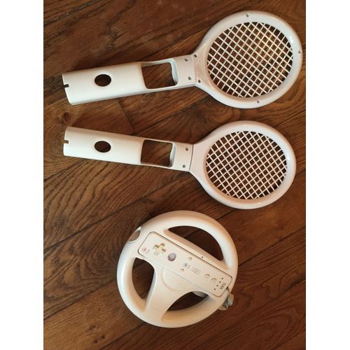Accessoires Wii : Volant Et Deux Raquettes