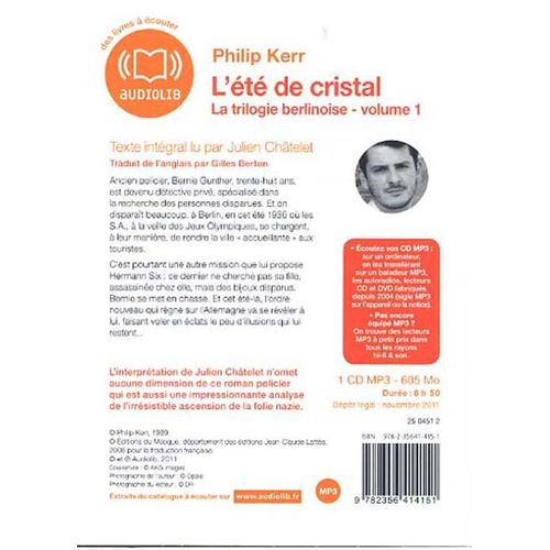 L'été De Cristal - La Trilogie Berlinoise - Volume  1