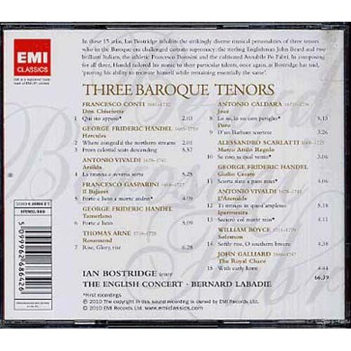 Les 3 Ténors Baroques : Beard, Borsini Et Fabri