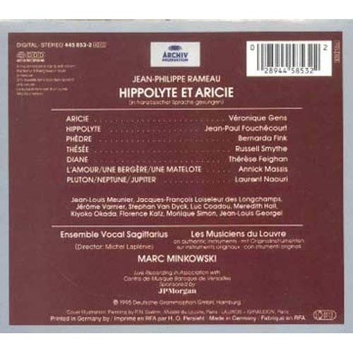 Hippolyte Et Aricie