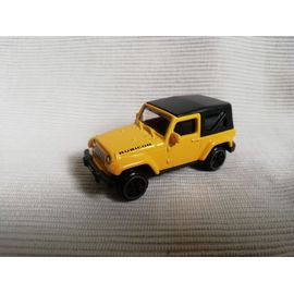 Voiture Jeep Wrangler Jaune 1/64-Majorette