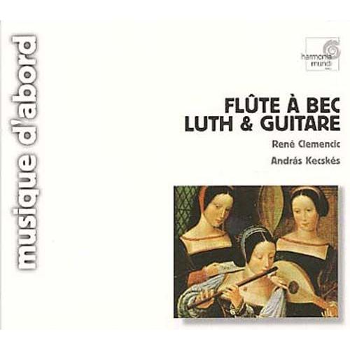 Flute À Bec, Luth Et Guitare : Telemann, Bach, Haendel, ...